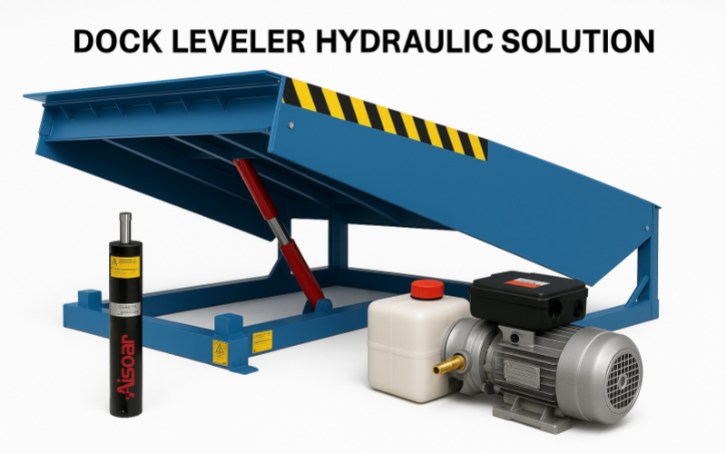Solution hydraulique pour niveleuse de quai